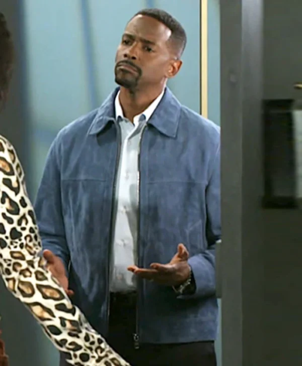 Keith D. Robinson Beyond the Gates S01 Blue Suede Jacket Keith D. Robinson Beyond the Gates S01 Blue Suede Jacket
