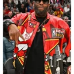 Killer Mike Atlanta Hawks Red Leather Jacket