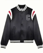 2026 Kim Tae Hyung Black Varsity Jacket