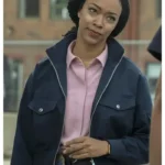 Lena Silver Boston Blue S01 Bomber Jacket