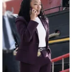 Lena Silver Boston Blue Purple Suit