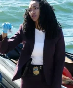 Lena Silver Boston Blue Purple Suit