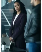 Lena Silver Boston Blue Purple Suit