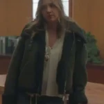 Lia Irvine All Her Fault Shearling Leather Jacket