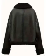 Lia Irvine All Her Fault Shearling Leather Jacket