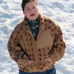 Linda Kash A Merry Little Ex-Mas Roses Sherpa Jacket