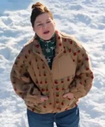 Linda Kash A Merry Little Ex-Mas Roses Sherpa Jacket