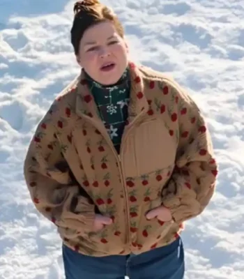 Linda Kash A Merry Little Ex-Mas Roses Sherpa Jacket