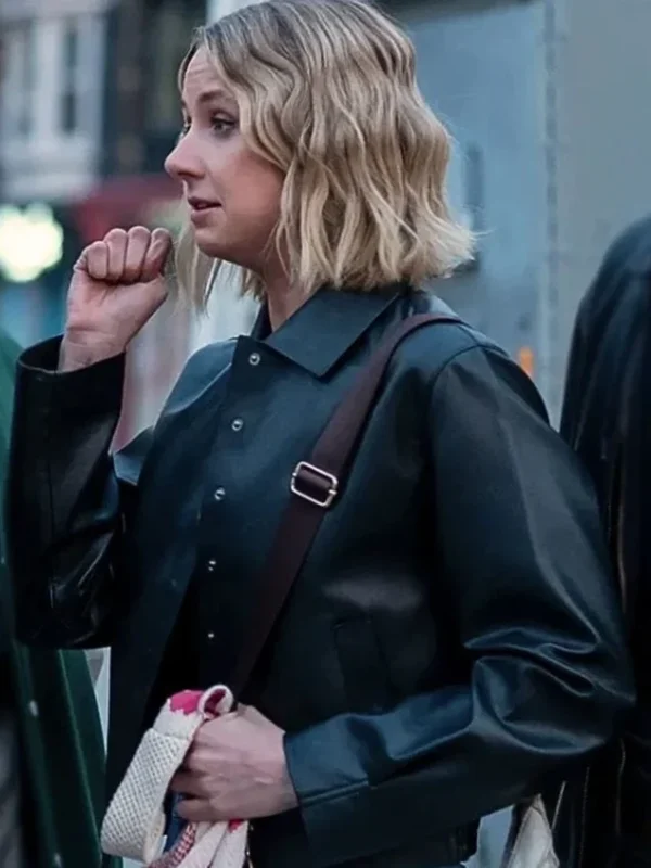 Lucy Freyer Adults S01 Black Leather Jacket