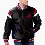 MLB Atlanta Braves Varsity Leather Jacket