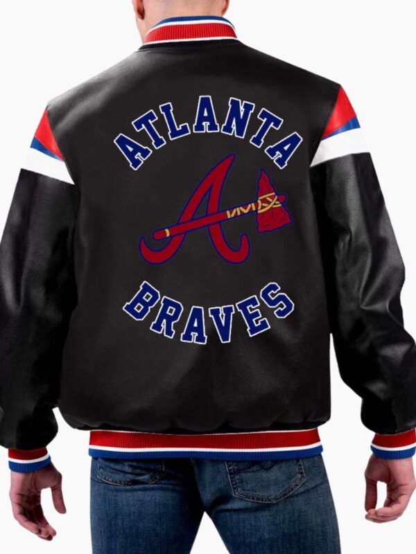 MLB Atlanta Braves Varsity Leather Jacket
