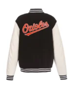 Baltimore Orioles Varsity White and Black Jacket