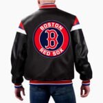 MLB Boston Red Sox Varsity Leather Jacket