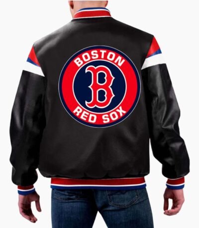 MLB Boston Red Sox Varsity Leather Jacket