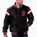 MLB Boston Red Sox Varsity Leather Jacket