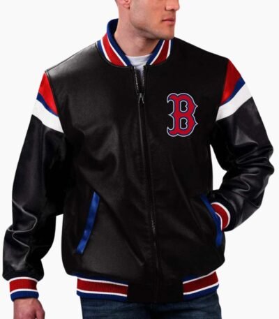 MLB Boston Red Sox Varsity Leather Jacket