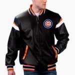 MLB Chicago Cubs Varsity Leather Jacket