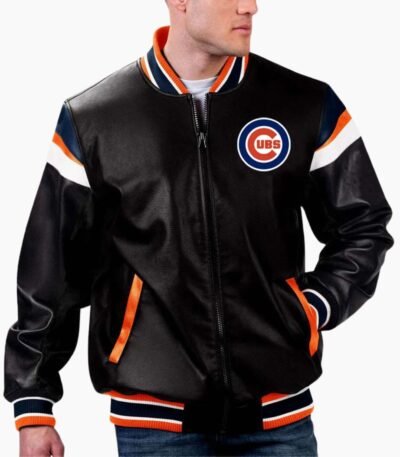 MLB Chicago Cubs Varsity Leather Jacket