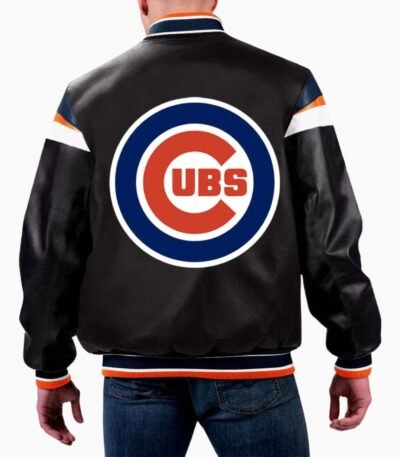 MLB Chicago Cubs Varsity Leather Jacket