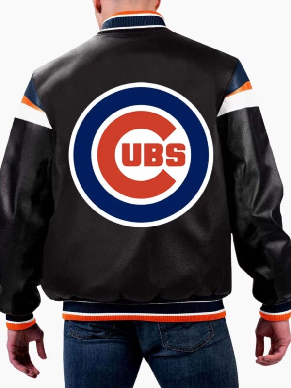 MLB Chicago Cubs Varsity Leather Jacket