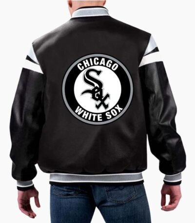MLB Chicago White Sox Varsity Leather Jacket