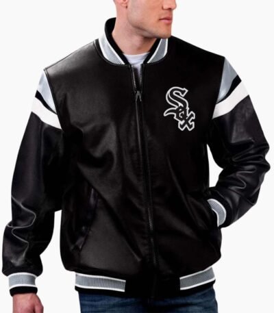 MLB Chicago White Sox Varsity Leather Jacket
