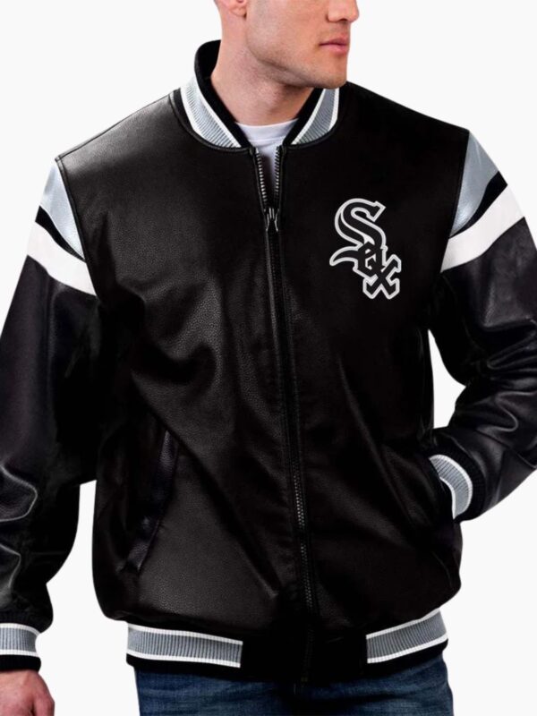 MLB Chicago White Sox Varsity Leather Jacket
