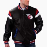 MLB Cleveland Guardians Varsity Leather Jacket