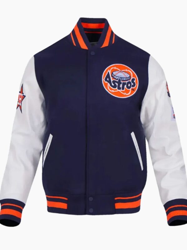 MLB Houston Astros Navy Wool Jacket