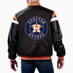 MLB Houston Astros Varsity Leather Jacket