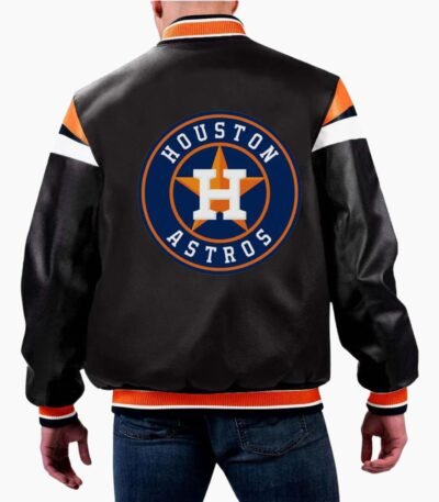 MLB Houston Astros Varsity Leather Jacket