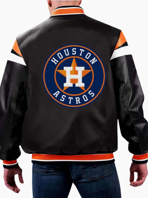 MLB Houston Astros Varsity Leather Jacket
