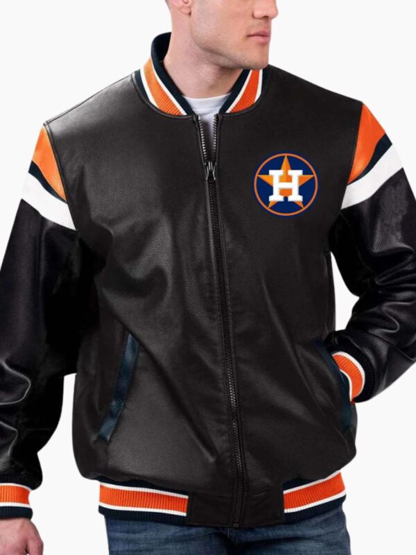 MLB Houston Astros Varsity Leather Jacket