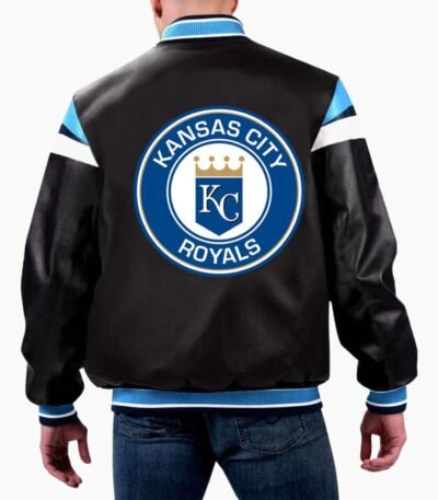 MLB Kansas City Royals Varsity Leather Jacket