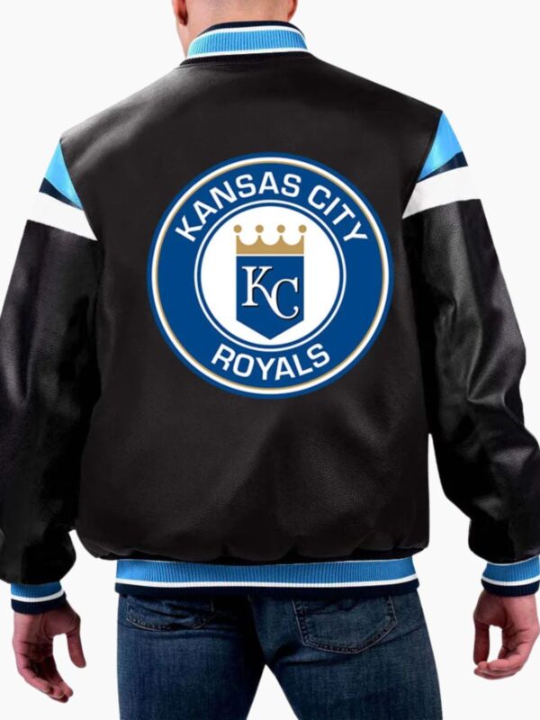 MLB Kansas City Royals Varsity Leather Jacket