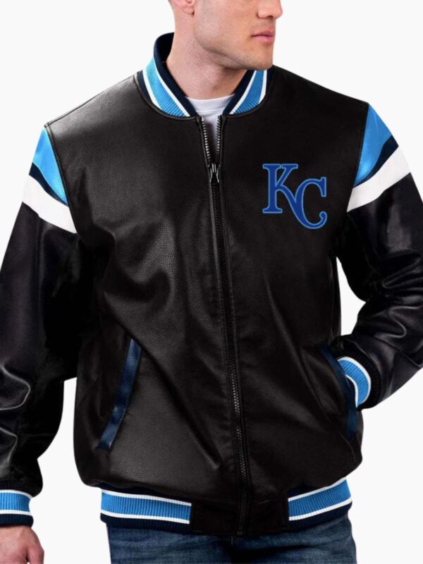 MLB Kansas City Royals Varsity Leather Jacket