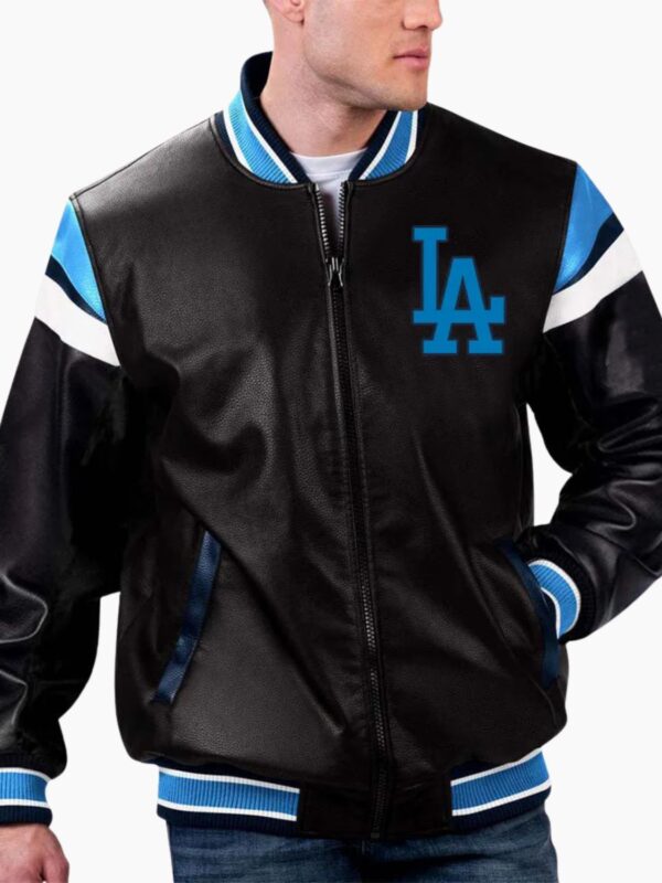 MLB Los Angeles Dodgers Varsity Leather Jacket