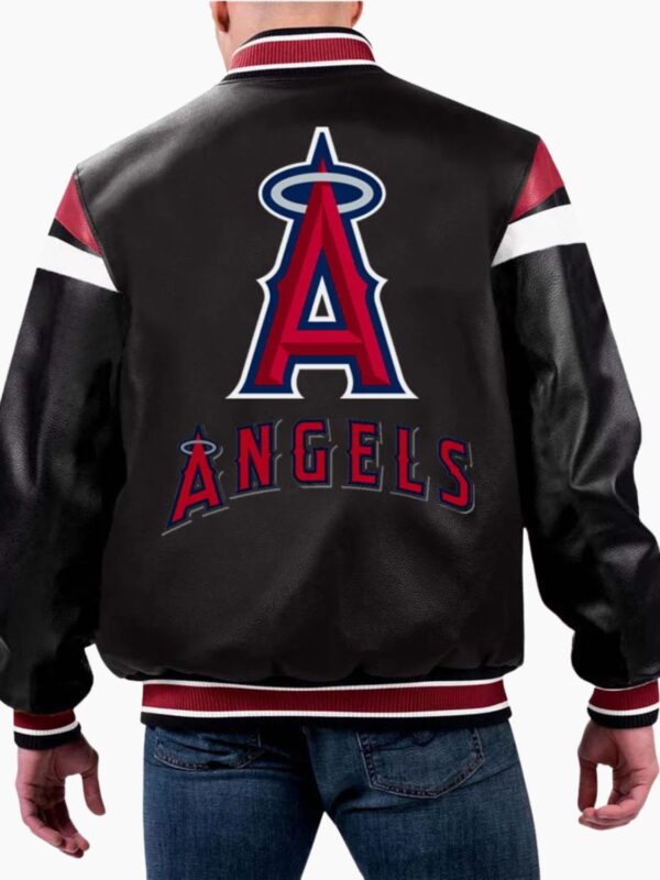 MLB Los Angels Varsity Leather Jacket