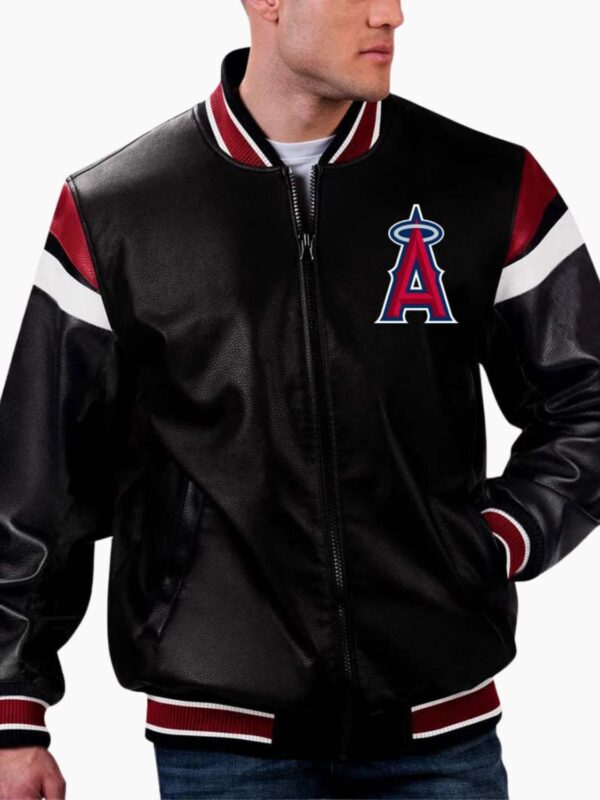 MLB Los Angels Varsity Leather Jacket