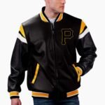 MLB Pittsburgh Pirates Varsity Leather Jacket