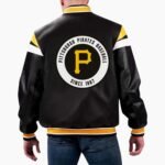MLB Pittsburgh Pirates Varsity Leather Jacket