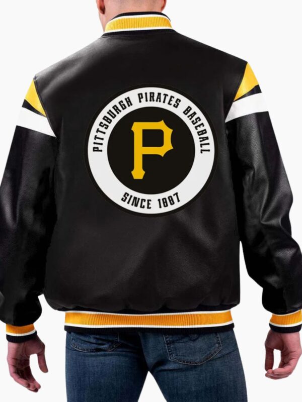 MLB Pittsburgh Pirates Varsity Leather Jacket