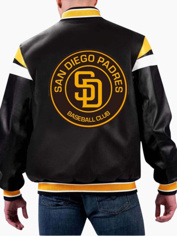 MLB San Diego Padres Varsity Leather Jacket