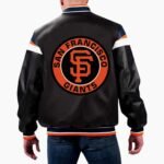 MLB San Francisco Giants Varsity Leather Jacket