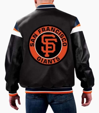 MLB San Francisco Giants Varsity Leather Jacket