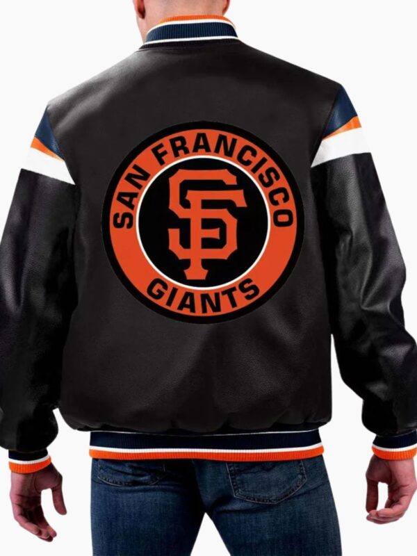 MLB San Francisco Giants Varsity Leather Jacket