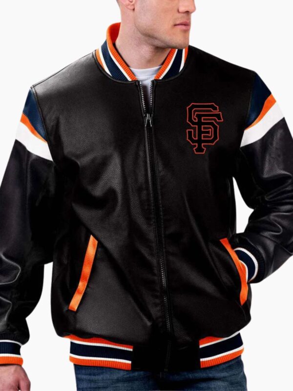 MLB San Francisco Giants Varsity Leather Jacket