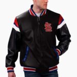 MLB St Louis Cardinals Varsity Leather Jacket