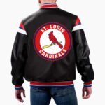 MLB St Louis Cardinals Varsity Leather Jacket