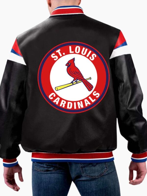 MLB St Louis Cardinals Varsity Leather Jacket